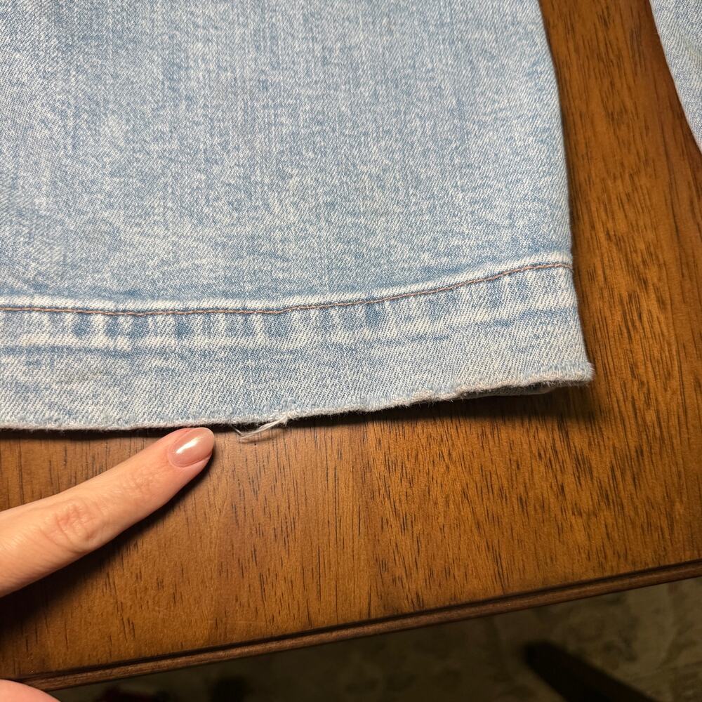 American Eagle Super High-Rise Baggy Wide-Leg Cargo Jeans – Women’s Size 6 - Picture 11 of 11